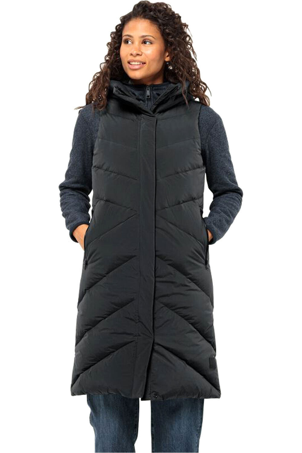 Jack Wolfskin chalecos mujer MARIENPLATZ VEST W vista frontal