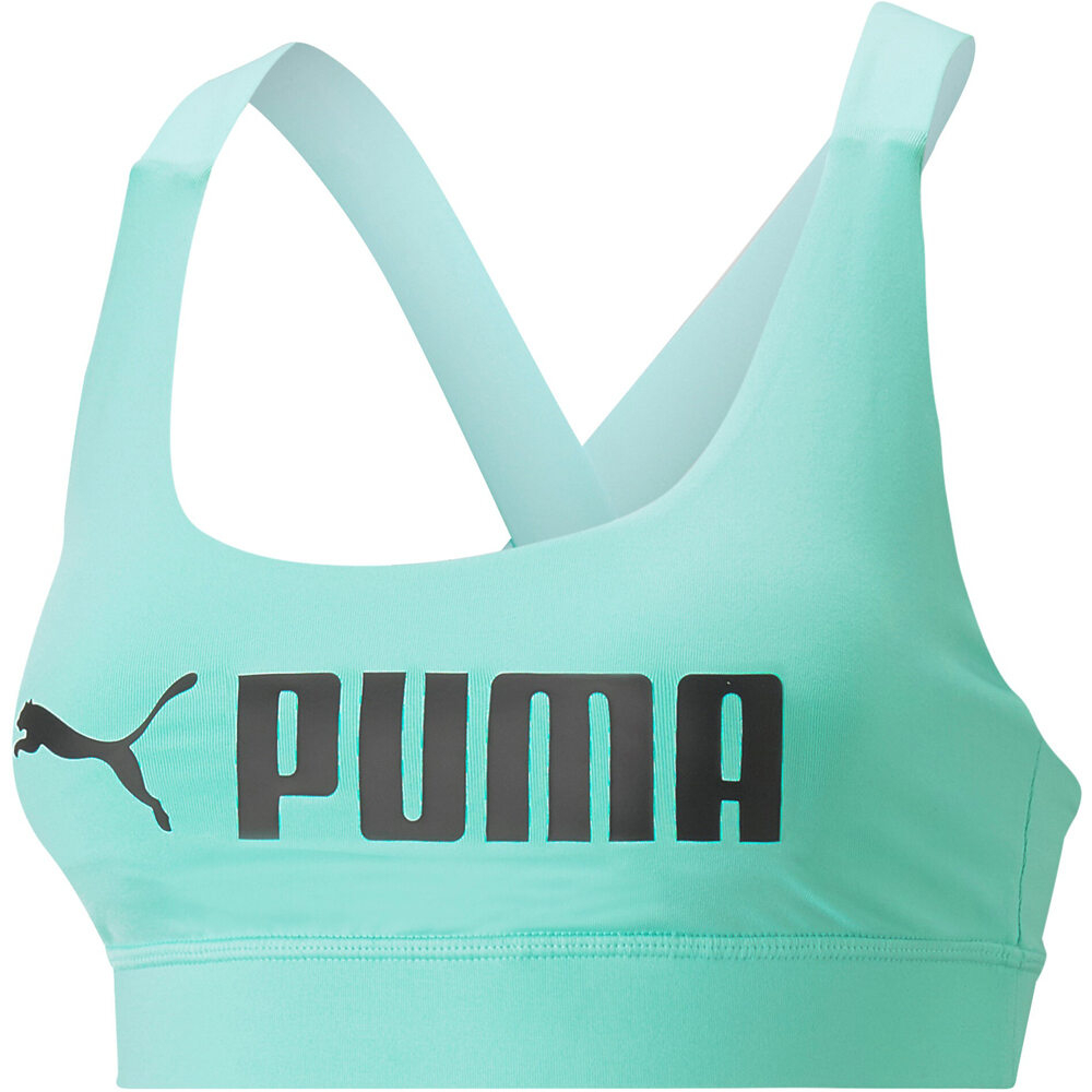 Puma sujetadores deportivos Mid Impact Puma Fit Bra vista detalle