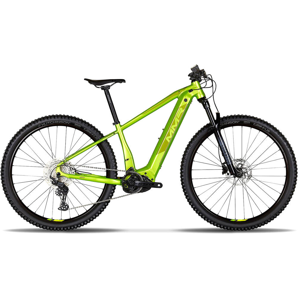 Mmr BICICLETA ELÉCTRICA MONTAÑA KORE 10 METALLIC LIME GREEN 2022 vista frontal