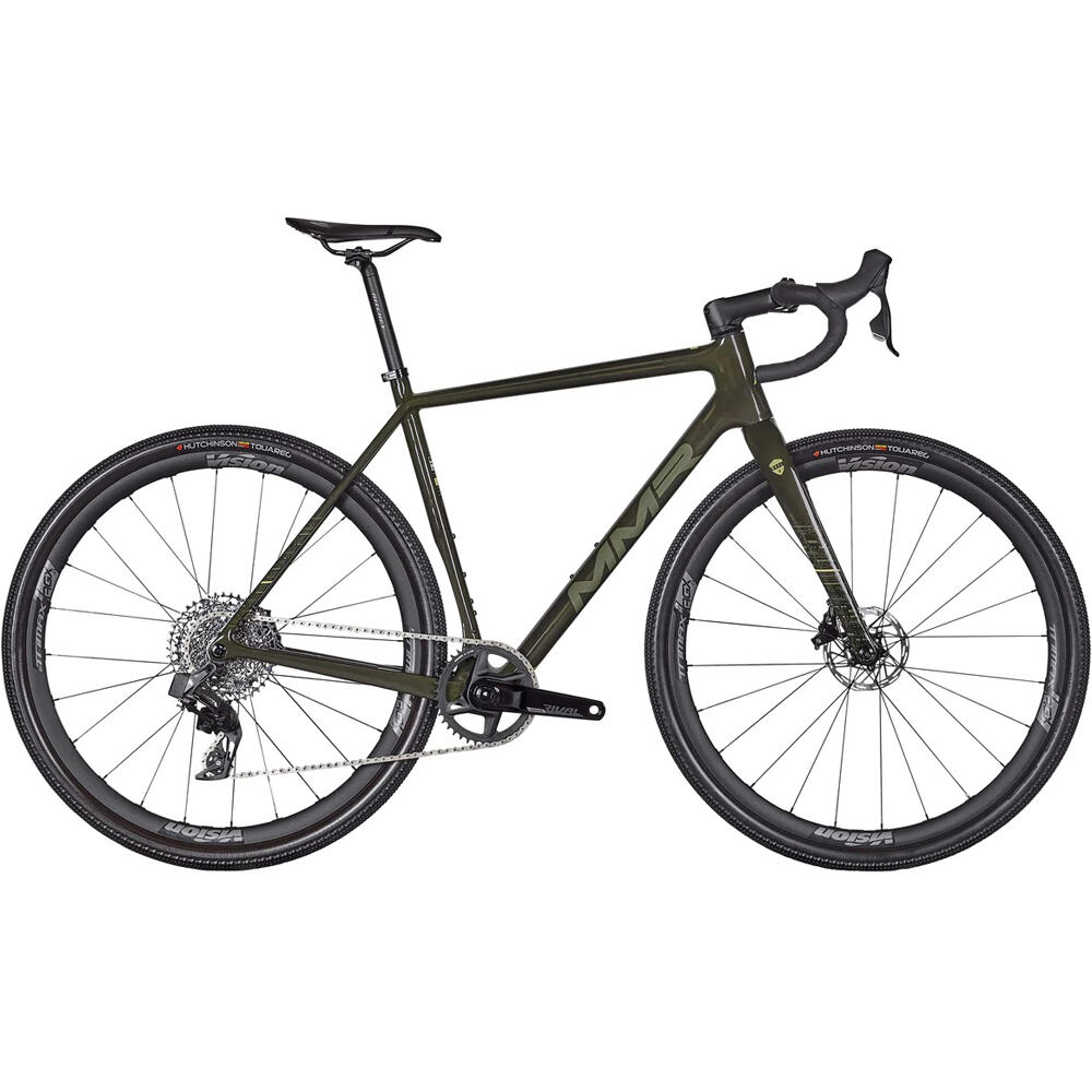 Mmr bicicletas de carretera carbono X-TOUR 00 LIQUID MOSS GREEN  2023 vista frontal