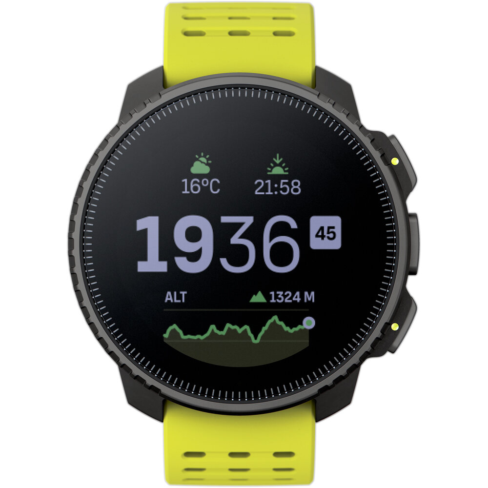 Suunto pulsómetros con gps SUUNTO VERTICAL BLACK LIME 01