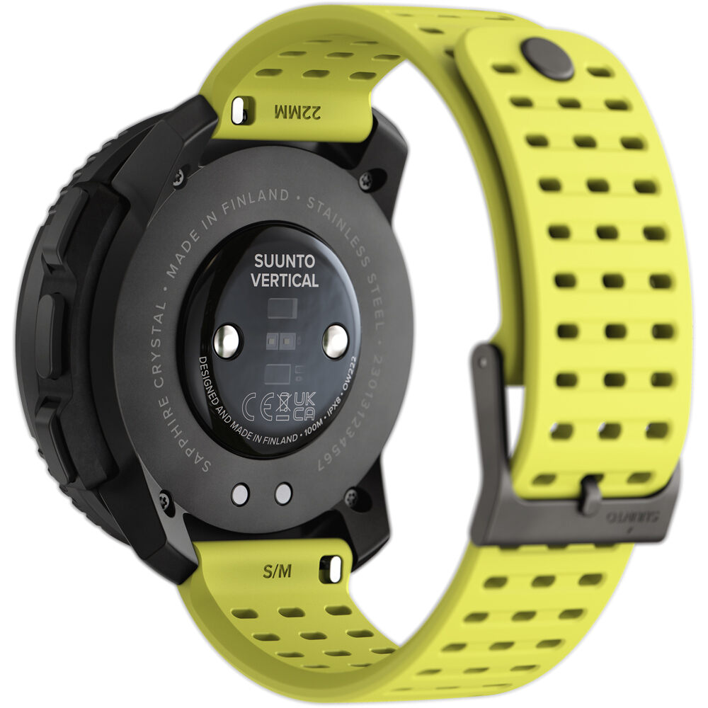 Suunto pulsómetros con gps SUUNTO VERTICAL BLACK LIME 02