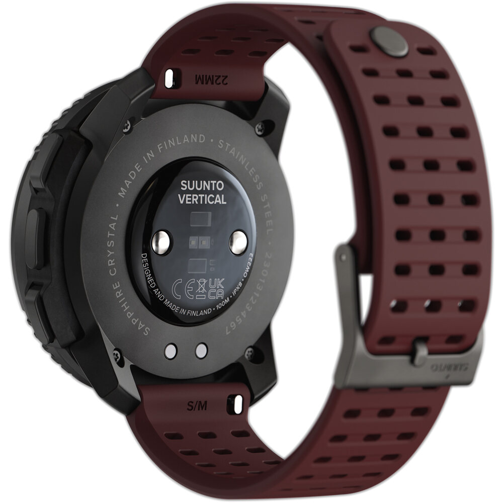 Suunto pulsómetros con gps SUUNTO VERTICAL BLACK RUBY 01