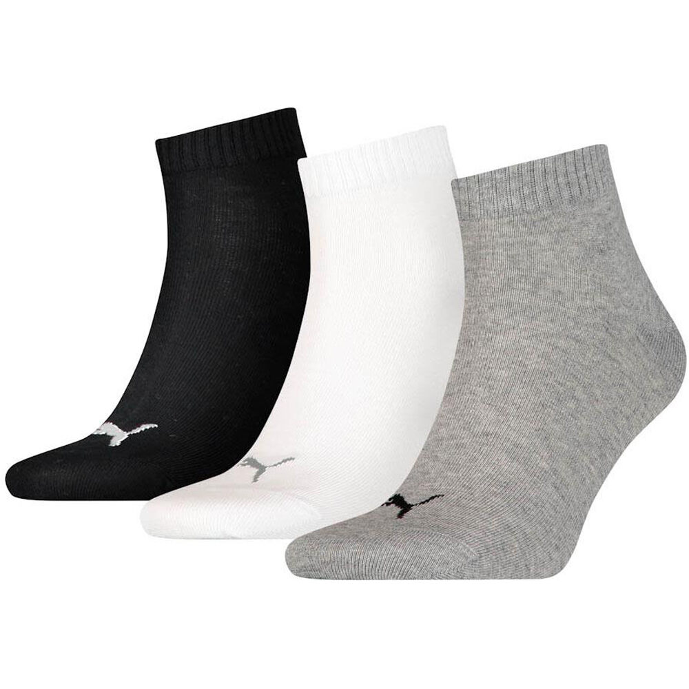 Puma quarter plain 3pack calcetines deportivos