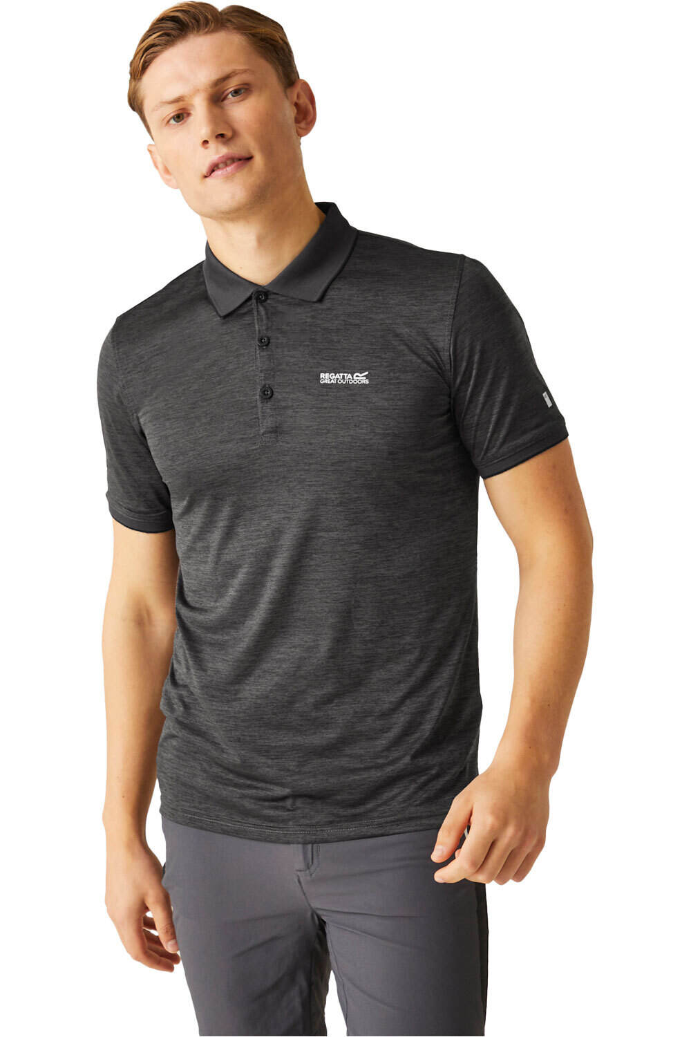 Remex ii camiseta montaña manga corta hombre Negro (XXL)