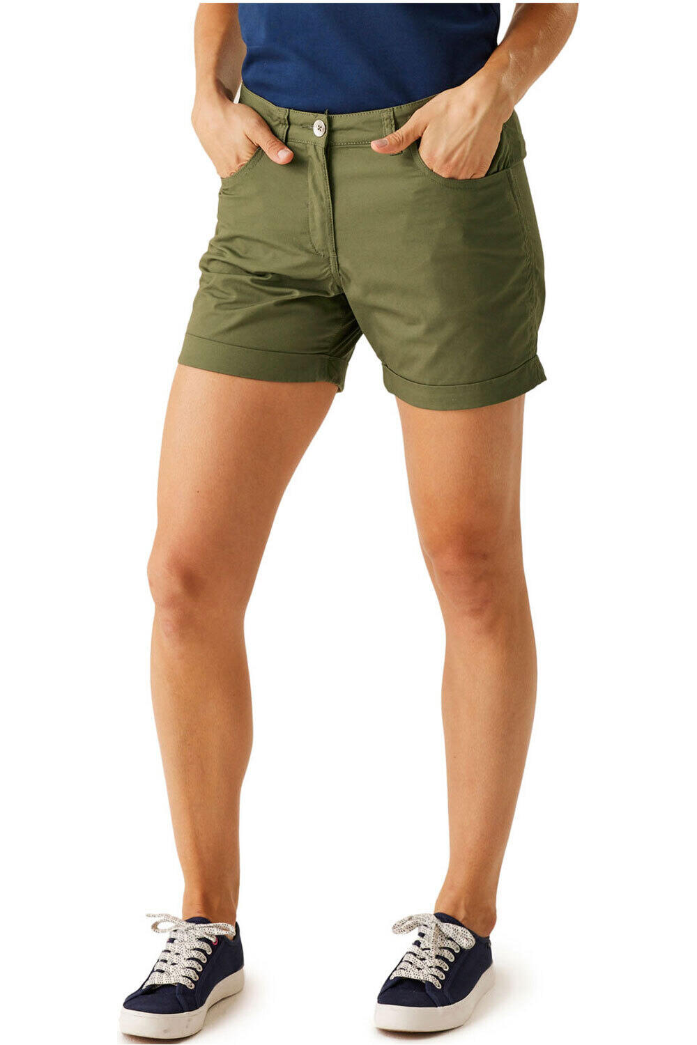 Pemma pantalón corto montaña mujer Verde (12)