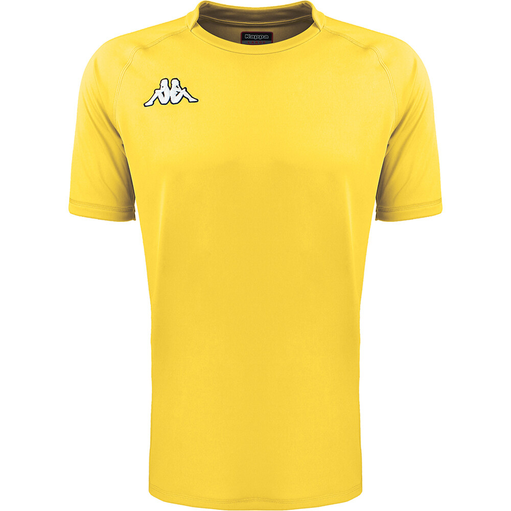 Telese camisetas rugby manga corta Amarillo (XL)