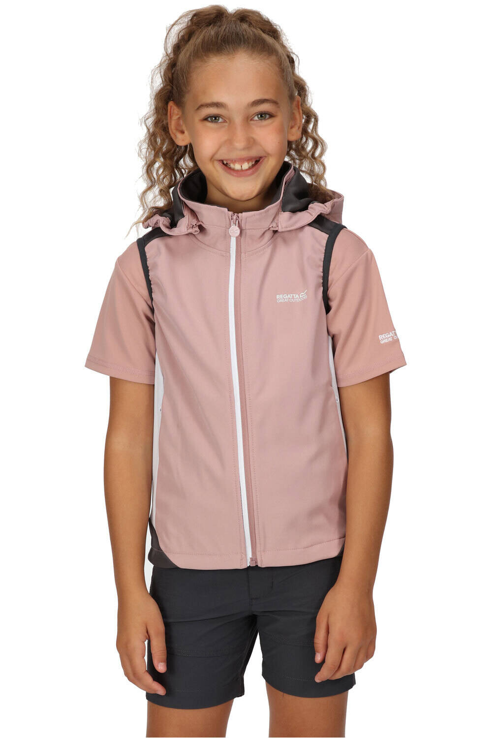 Regatta chaleco outdoor niño Acidity B/W vista frontal