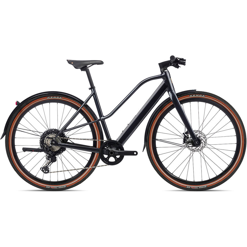 Orbea bicicleta paseo VIBE MID H10 MUD 2023 vista frontal