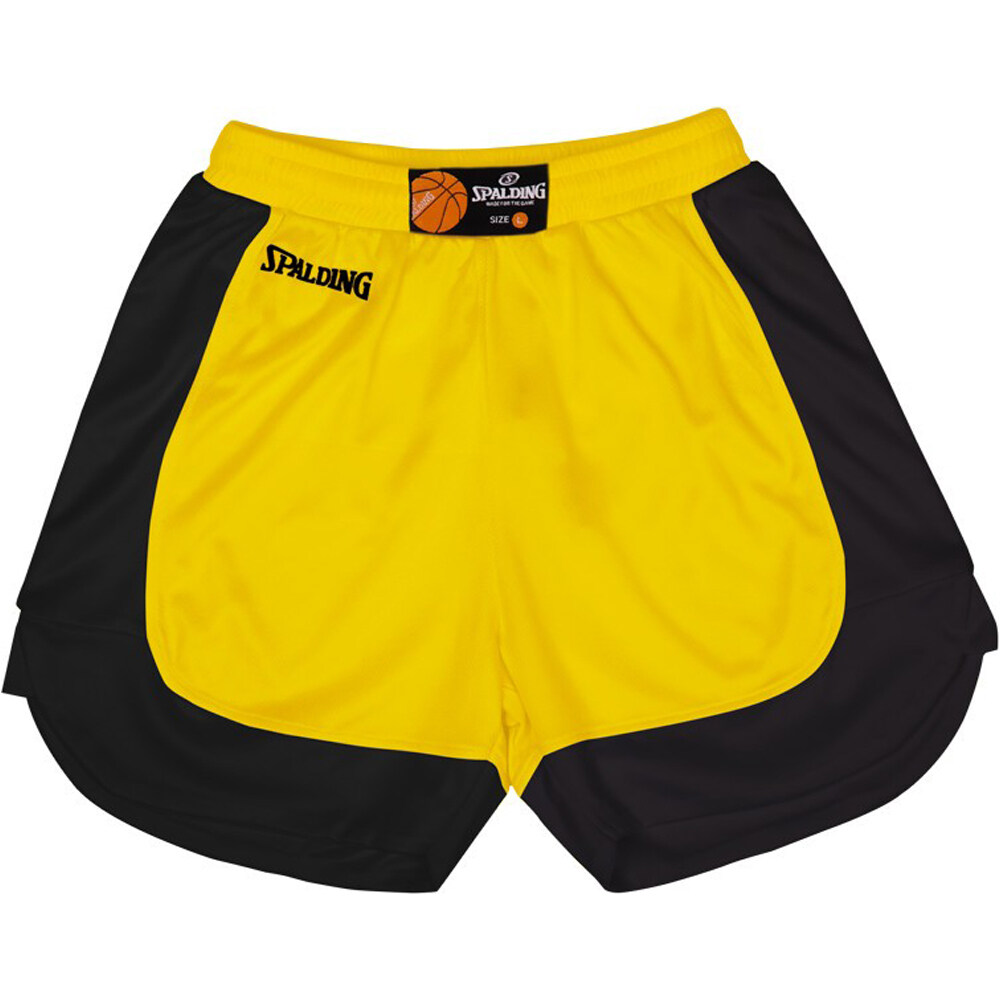 Hustle pantalón baloncesto Amarillo (XXXL)