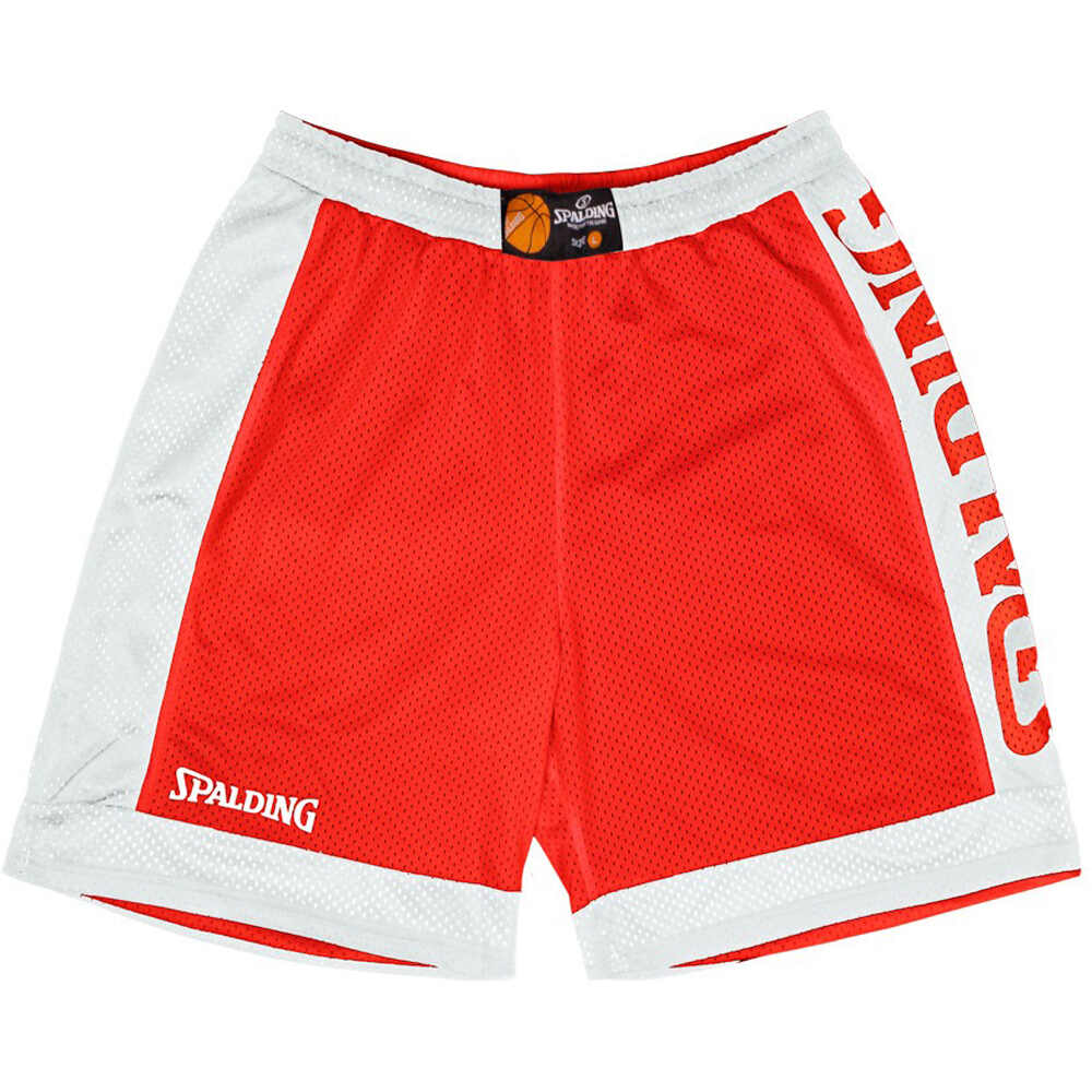 Reversible pantalón baloncesto Rojo (XXL)