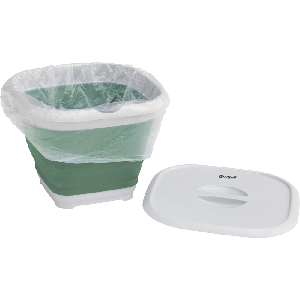 Outwell varios menaje COLLAPS BUCKET SQUARE cubo con tapa 02