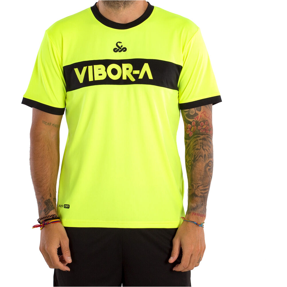 Vibora camiseta tenis manga corta hombre CAMISETA VIBOR-A POISON vista frontal