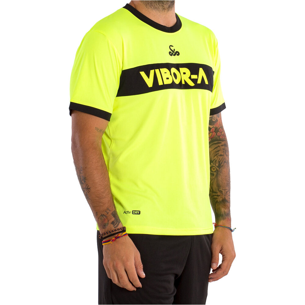 Vibora camiseta tenis manga corta hombre CAMISETA VIBOR-A POISON vista detalle