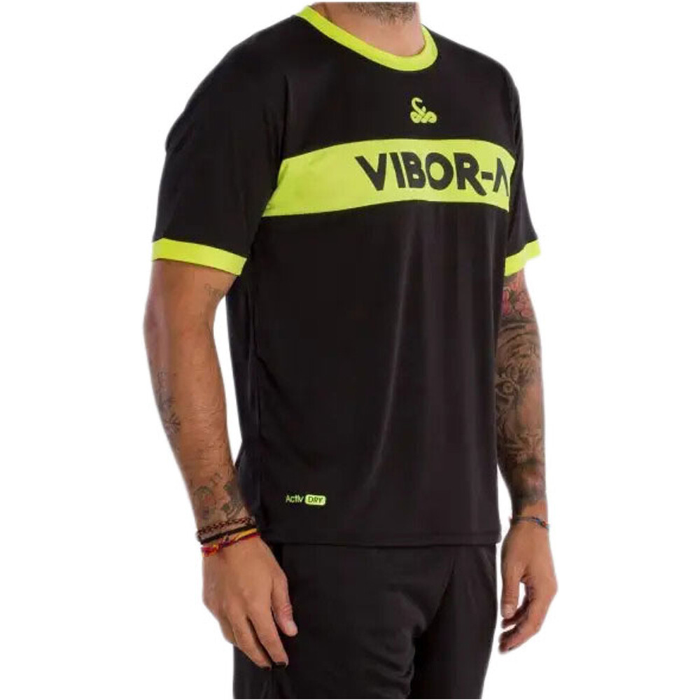 Vibora camiseta tenis manga corta hombre CAMISETA VIBOR-A POISON vista detalle