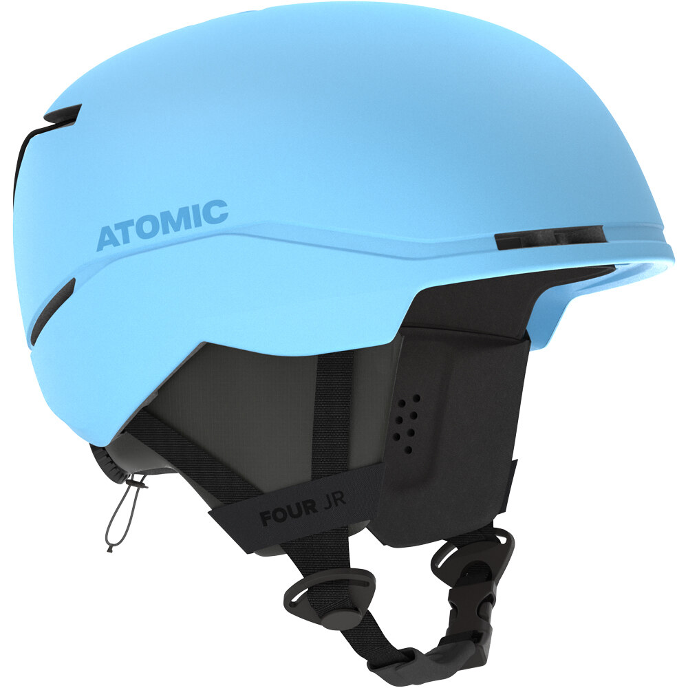 Atomic casco esquí infantil FOUR JR Light Blue vista frontal