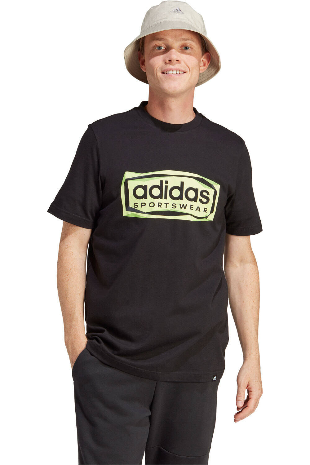 adidas camiseta manga corta hombre M FLD SPW LOGO vista frontal