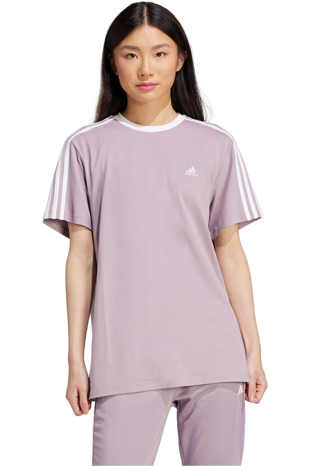 3 stripes camiseta manga corta mujer