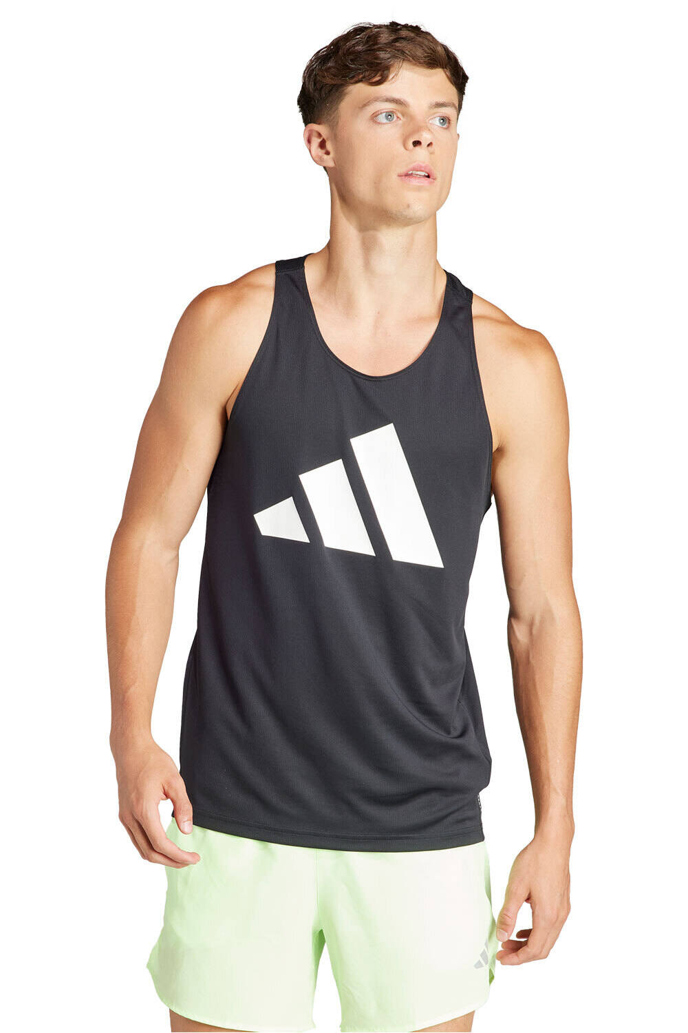 Run it camiseta entrenamiento tirantes hombre Negro (L)