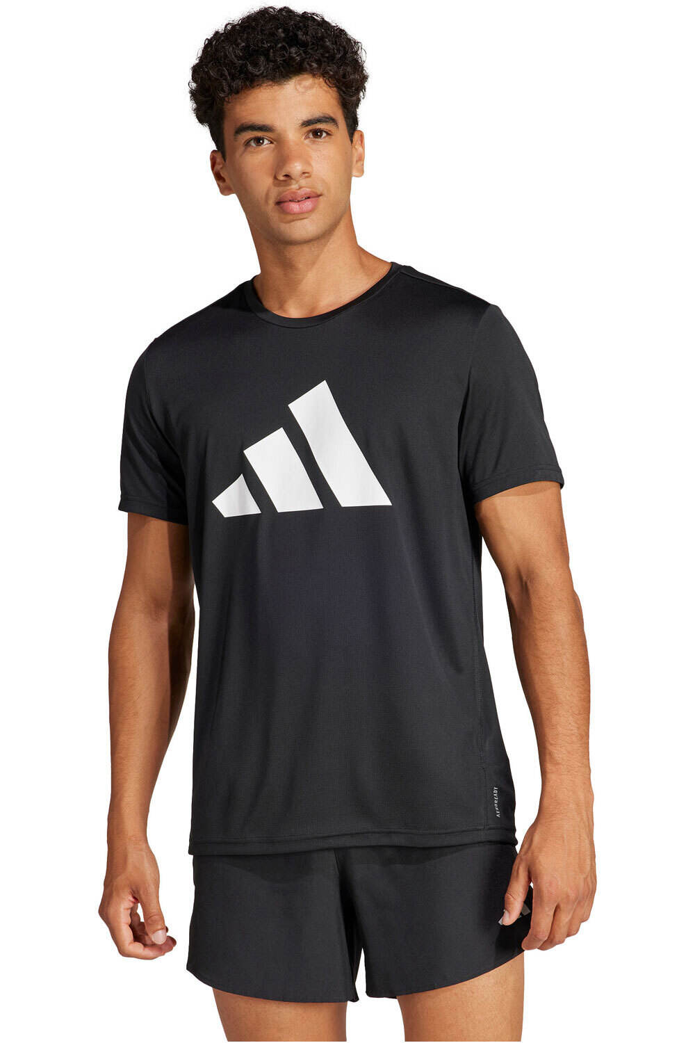 Run it camiseta técnica manga corta hombre Negro (L)
