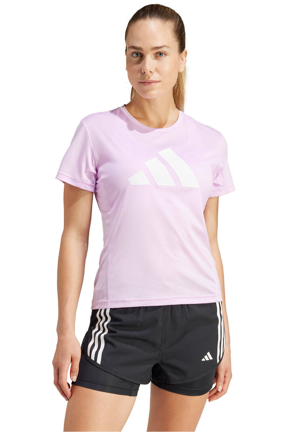 adidas camiseta entrenamiento manga corta mujer RUN IT TEE vista frontal