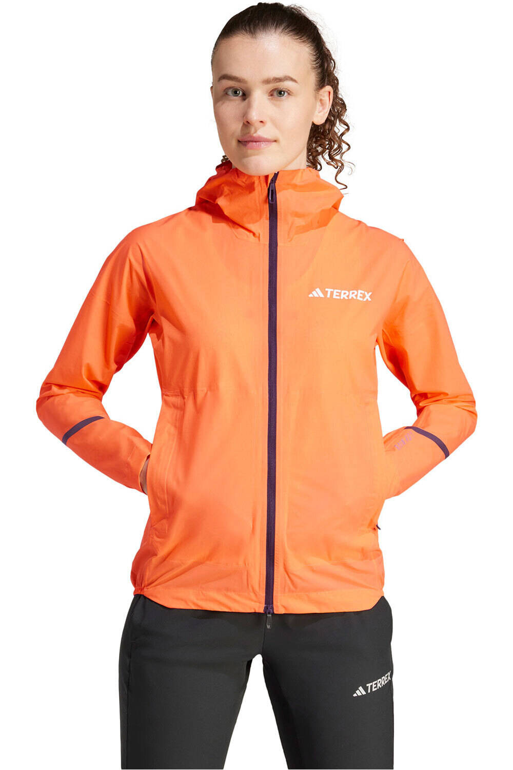 adidas CHAQUETA TRAIL RUNNING MUJER W XPR LIGHT R J vista frontal