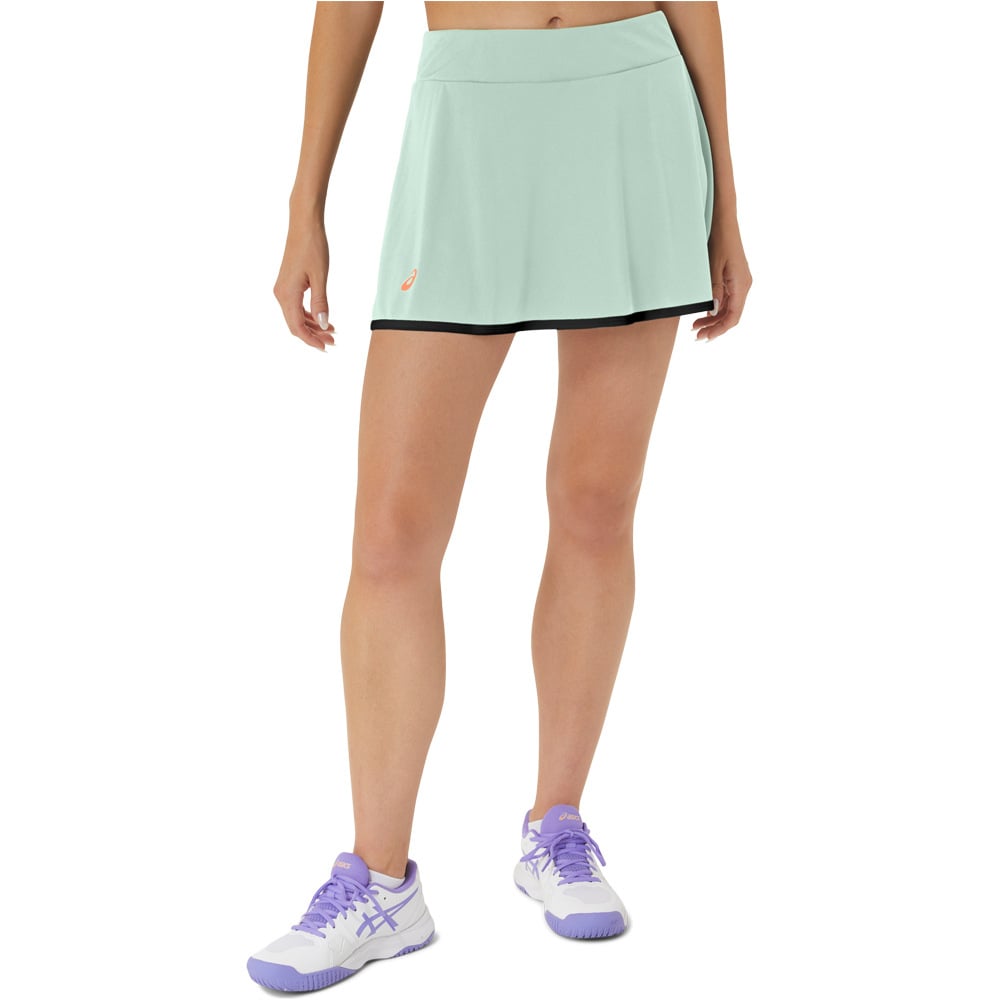 Asics falda tenis WOMEN COURT SKORT vista frontal