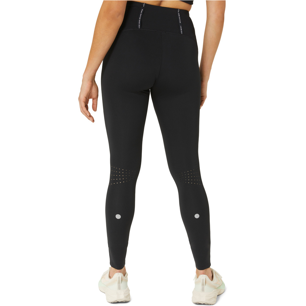 Asics malla larga running mujer ROAD HIGH WAIST TIGHT vista trasera