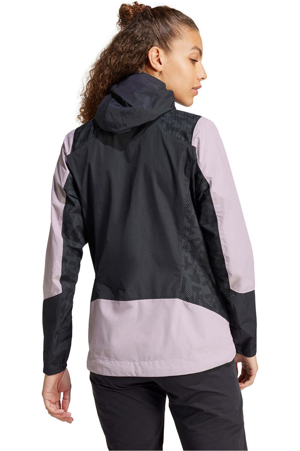 adidas chaqueta impermeable mujer W XPR  HYB RR J vista trasera