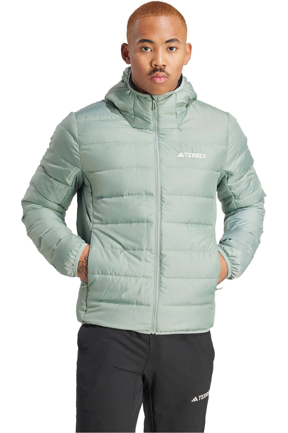 Terrex multi down chaqueta outdoor hombre Azul (XL)