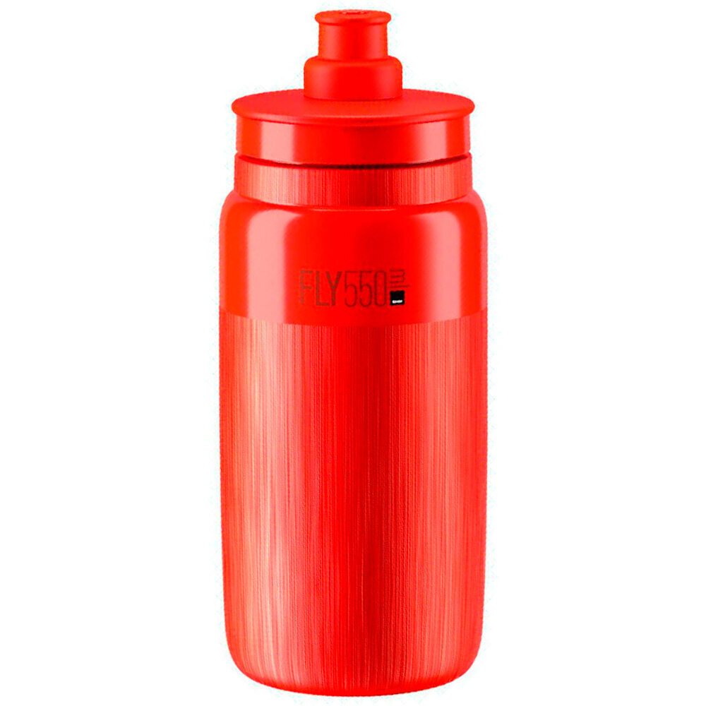Elite fly tex rojo logo rojo burd 550ml bidones ciclismo