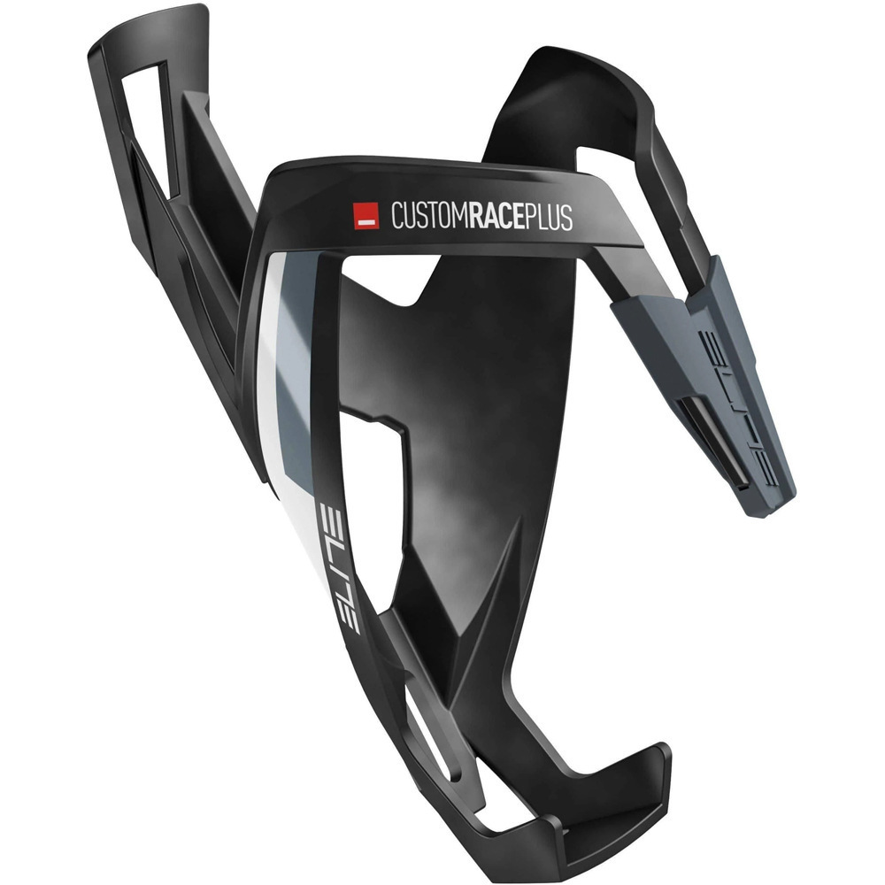 Elite Portabidón custom race plus negro mate/blan portabidones