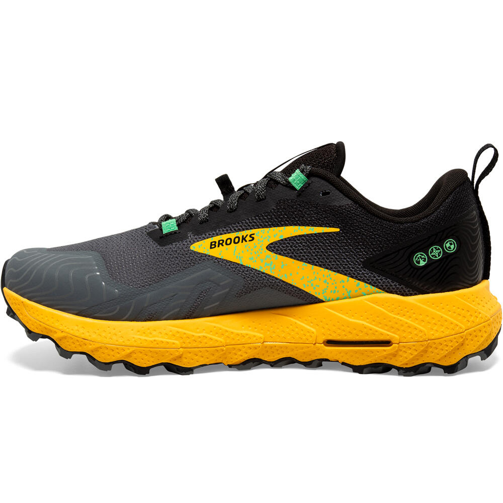 Brooks zapatillas trail hombre Cascadia 17 vista trasera