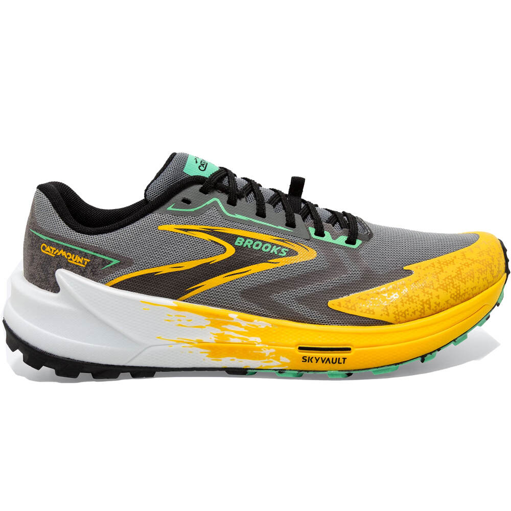 Brooks zapatillas trail hombre Catamount 3 lateral exterior