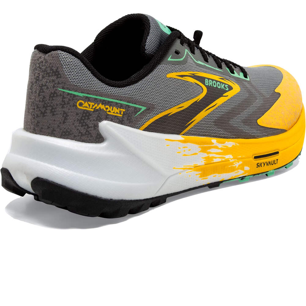 Brooks zapatillas trail hombre Catamount 3 vista trasera