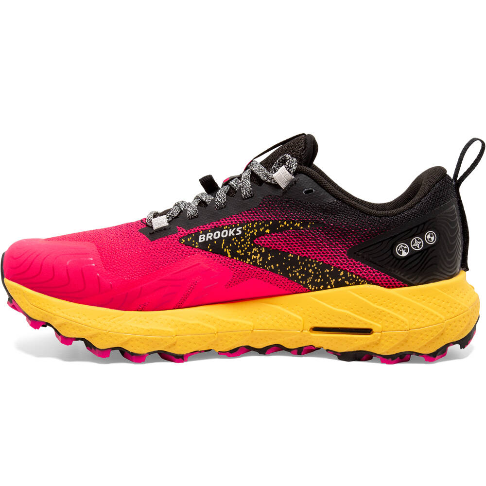 Brooks zapatillas trail mujer Cascadia 17 vista trasera