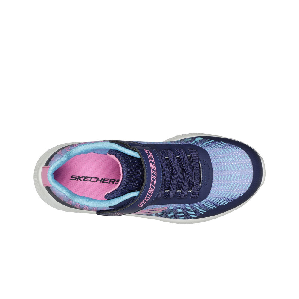 Skechers zapatilla multideporte niño MICROSPEC PLUS - DISCO DREAMI vista trasera