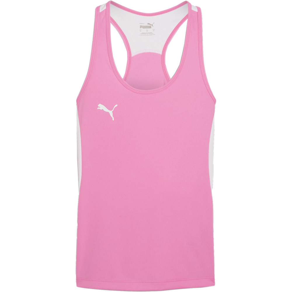 Puma camiseta tenis manga corta mujer Individual Padel Tank Top vista frontal