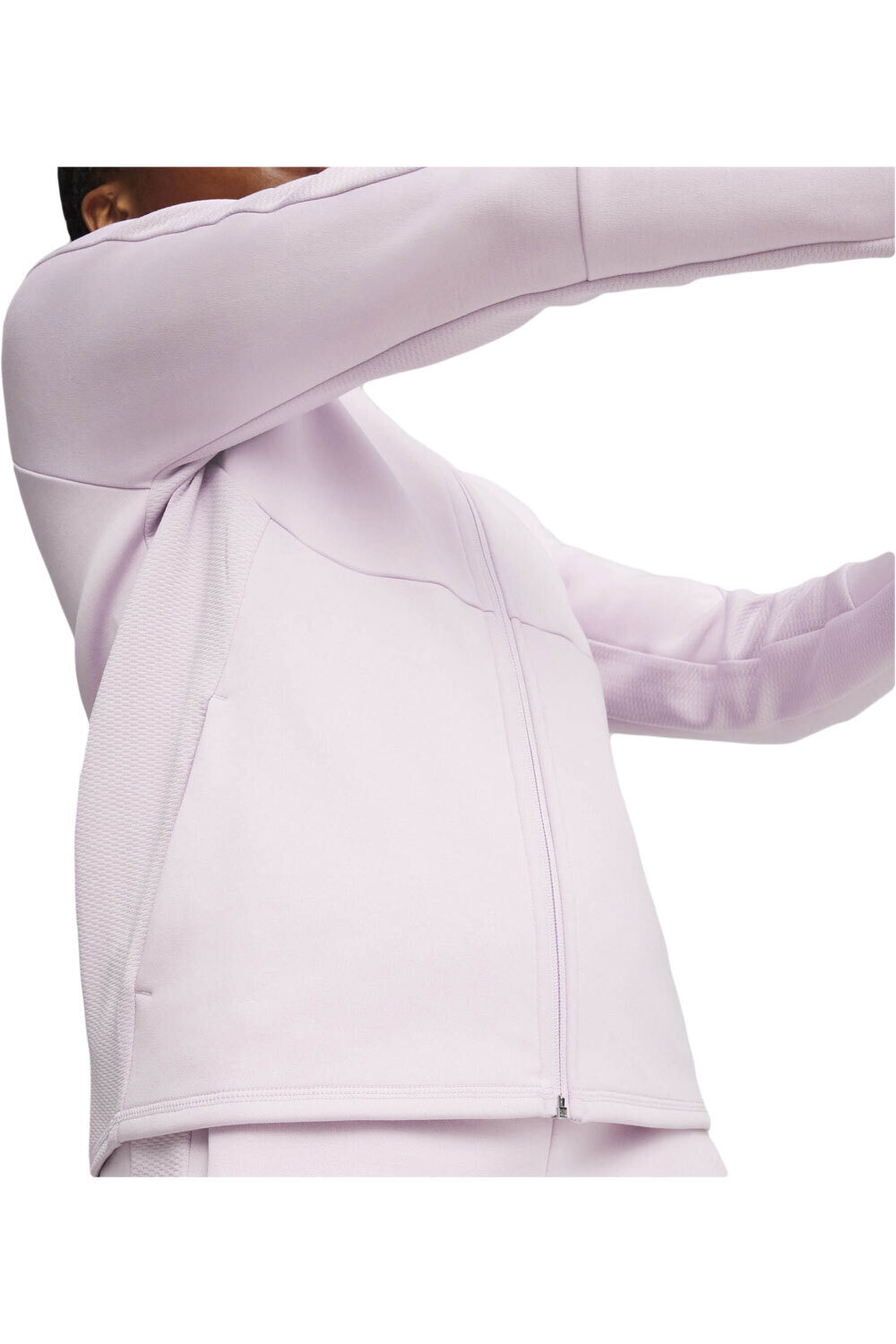 Puma sudadera mujer EVOSTRIPE FZ Hoodie vista detalle