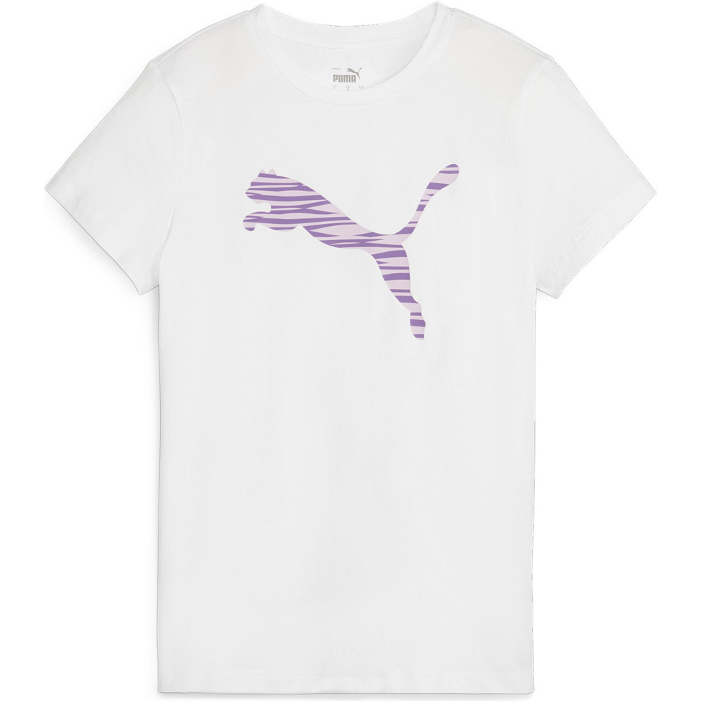 Puma camiseta manga corta mujer ESS+ LOGO LAB Tee vista frontal