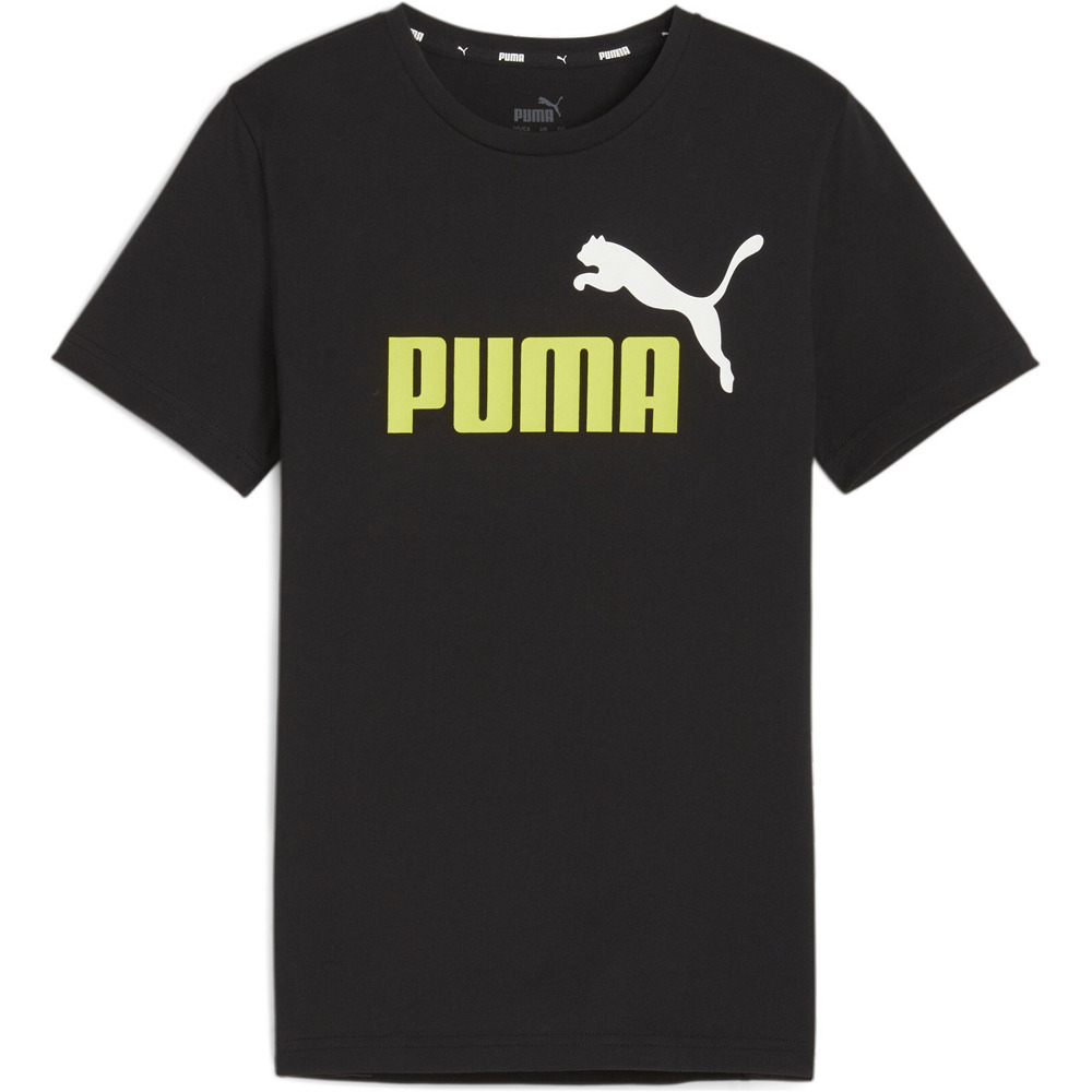 Puma camiseta manga corta niño X_ESS+ 2 Col Logo Tee vista frontal