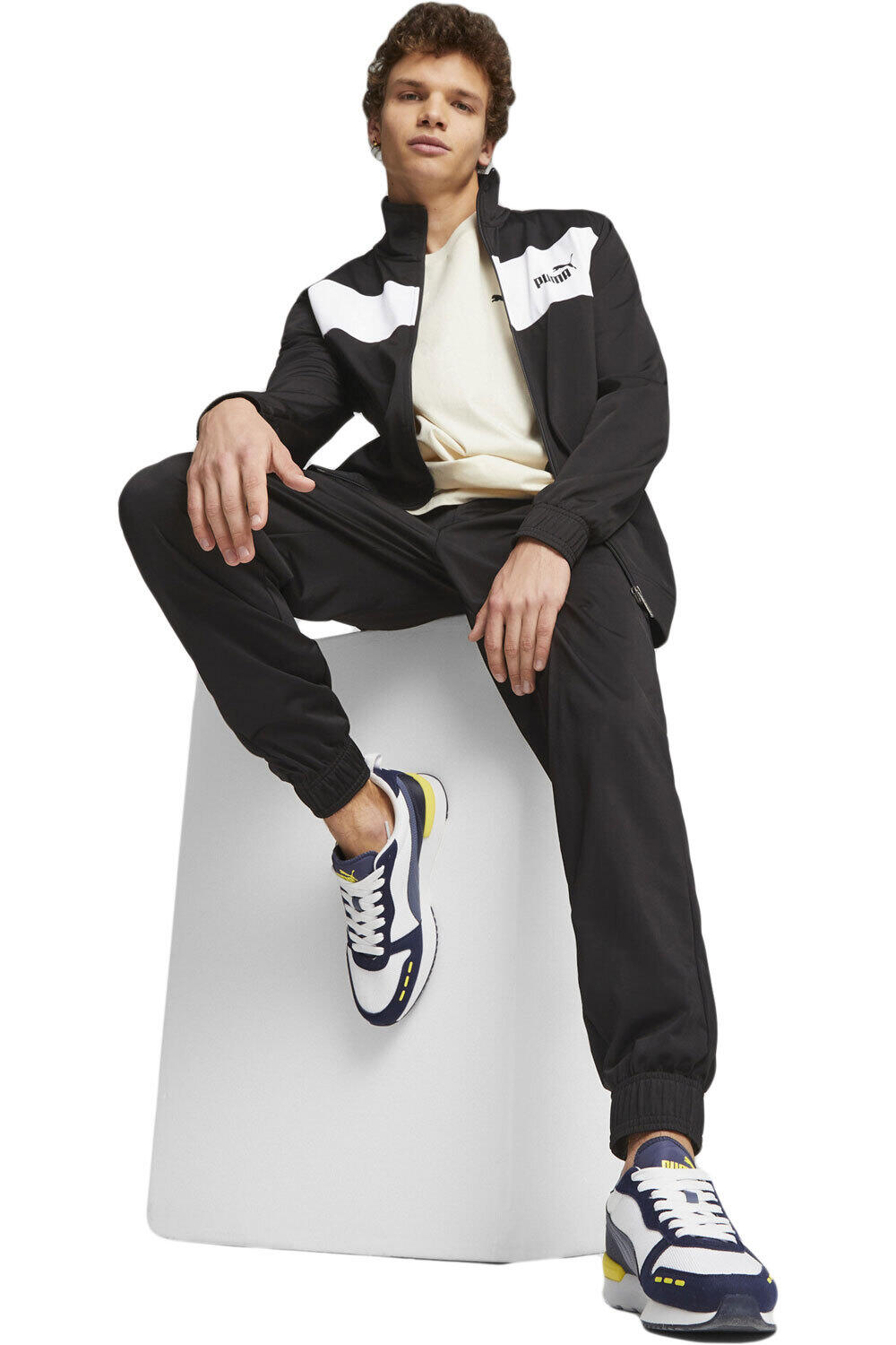 Poly suit cl chándal hombre Negro (S)
