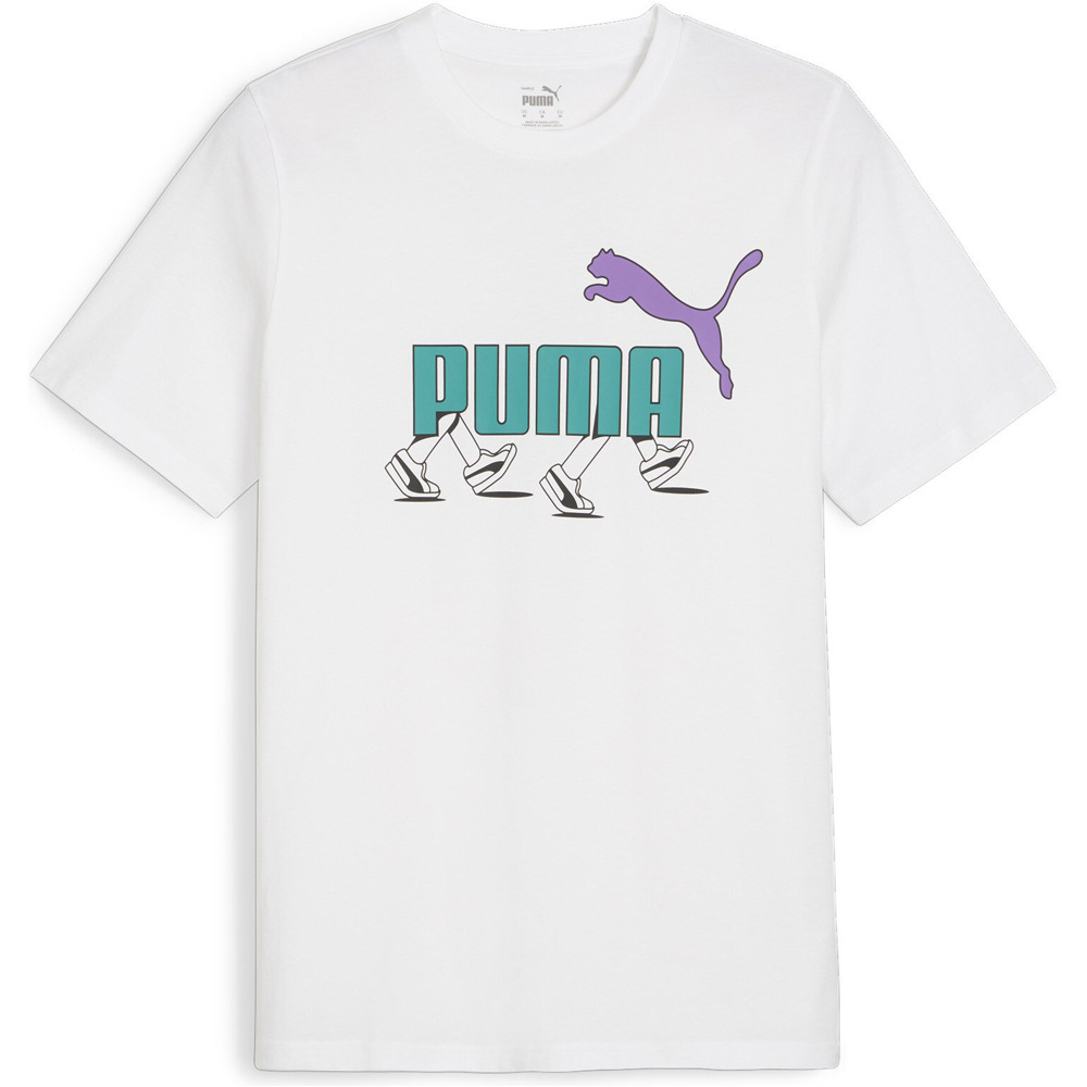 Puma camiseta manga corta hombre GRAPHICS Sneaker Tee vista frontal