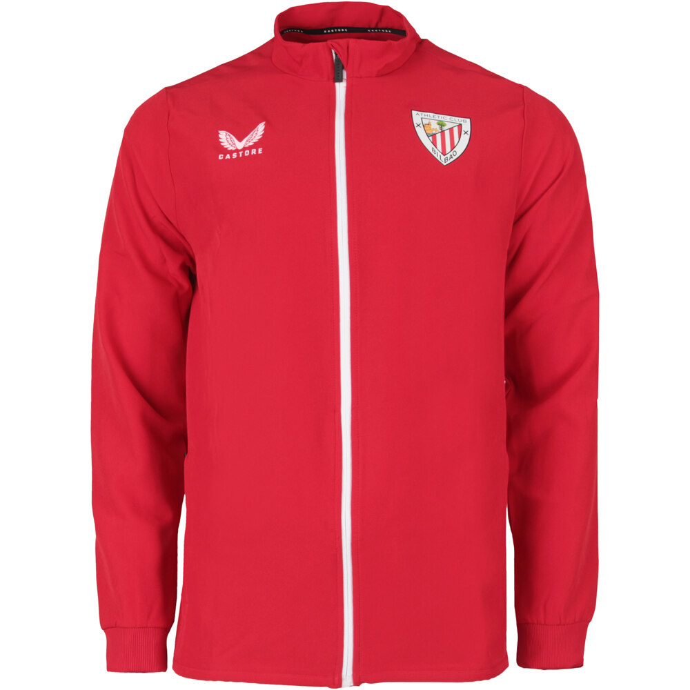 Castore sudadera entrenamiento fútbol ATHL.BILBAO 24 HOME ANTHEM JACKET vista frontal