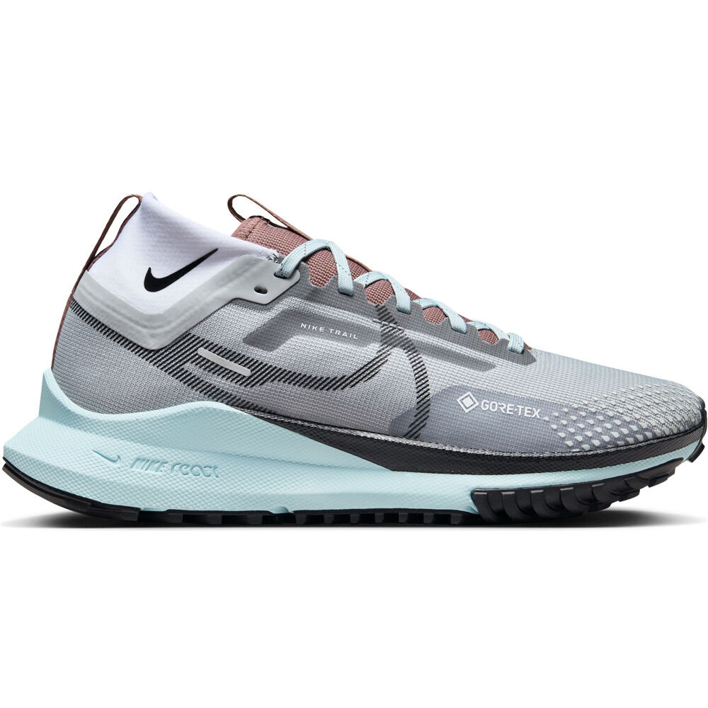 Nike zapatillas trail mujer W REACT PEGASUS TRAIL 4 GTX lateral exterior