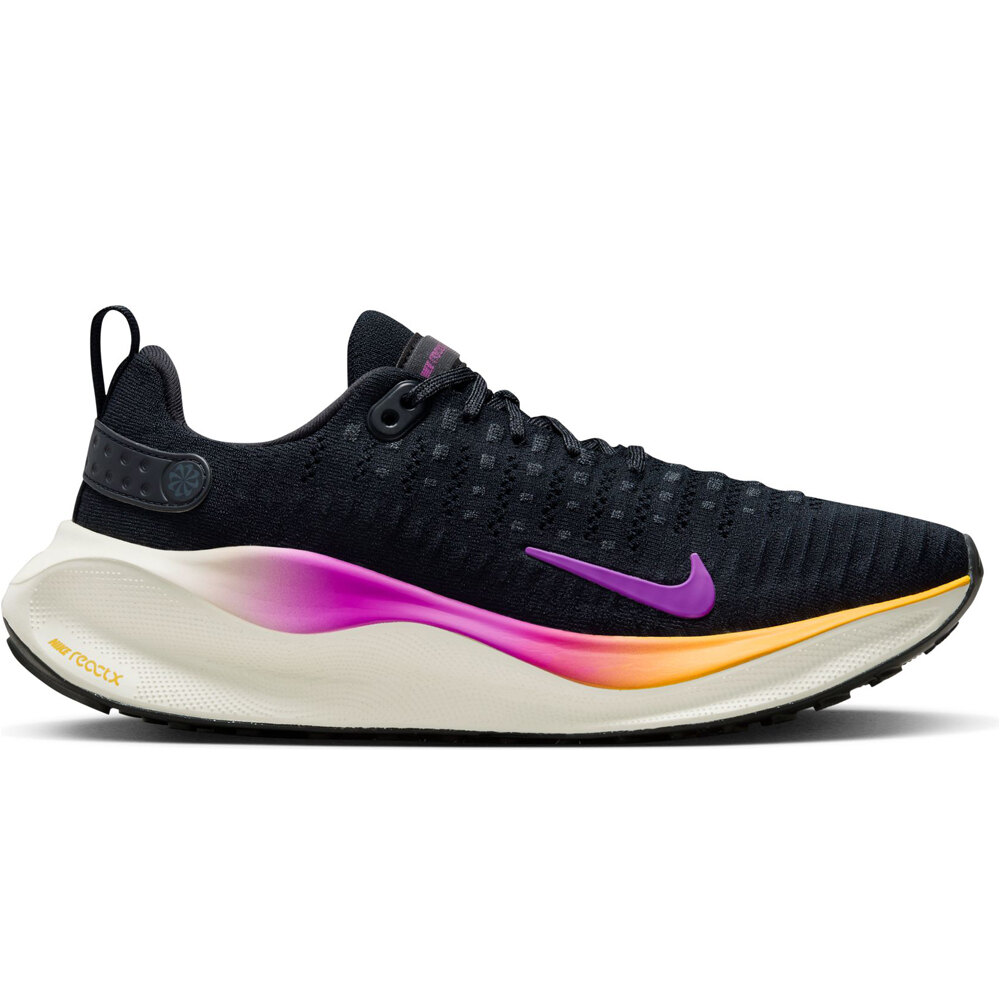 Reactx infinity run 4 zapatilla running mujer Negro (36,5)