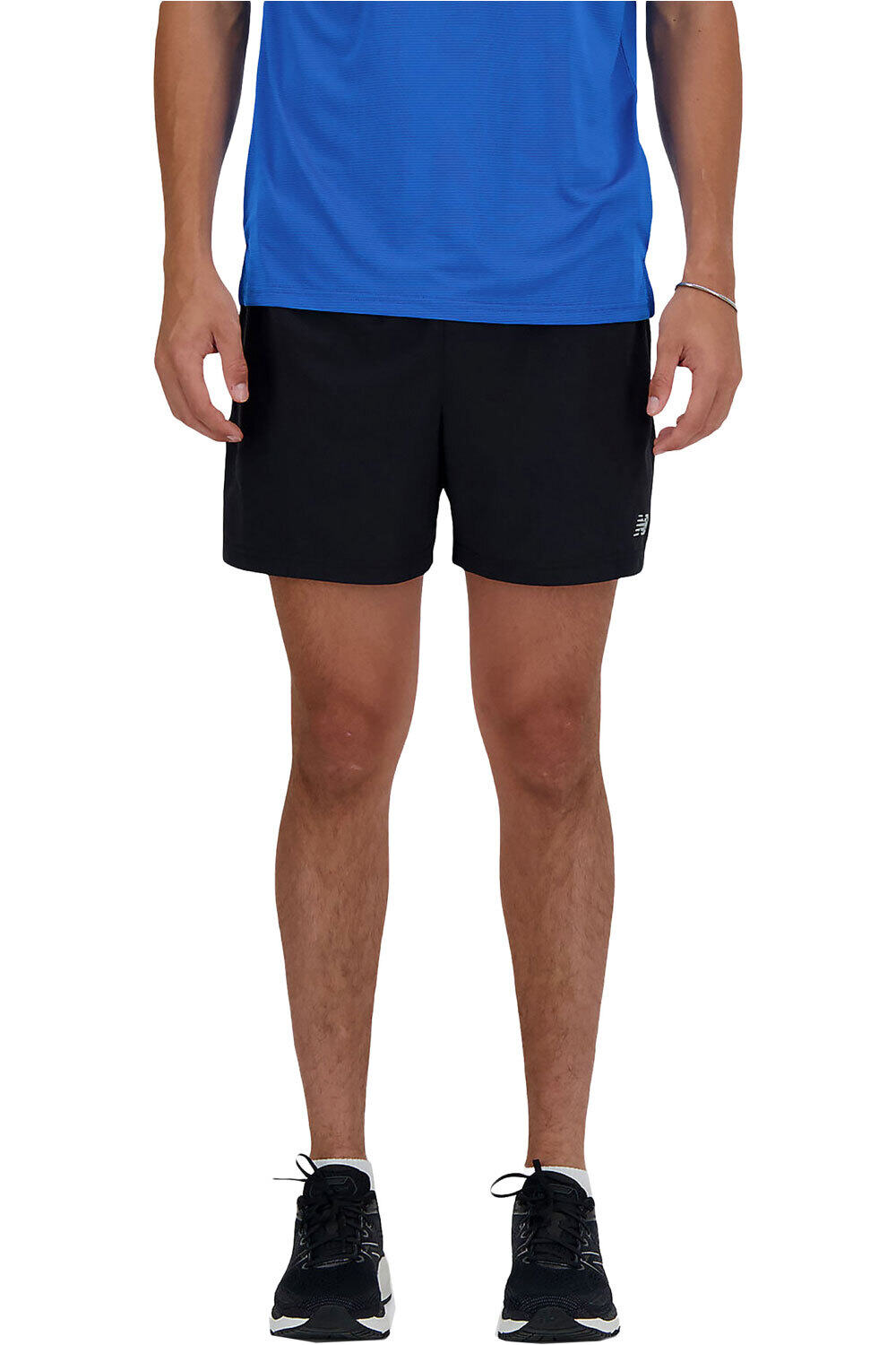 Short 5 inch pantaloneta técnica hombre Negro (XL)