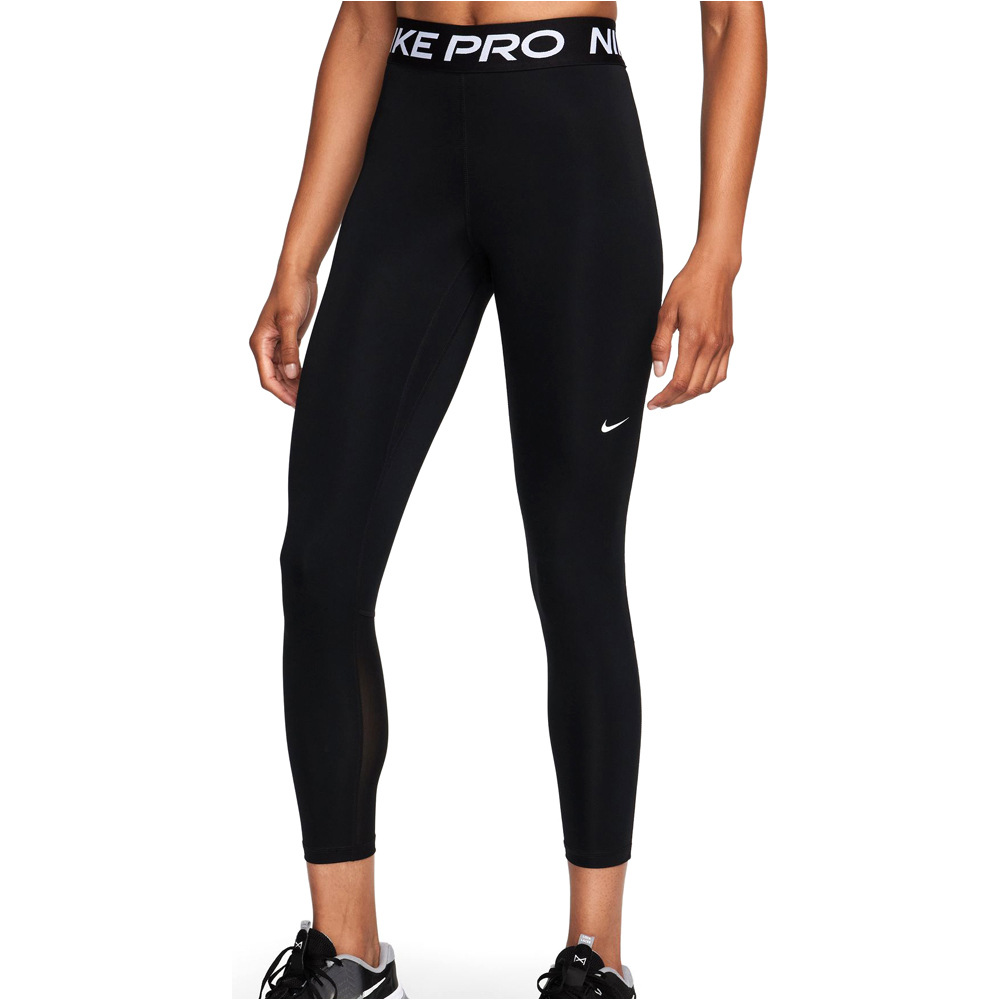 Nike pantalones y mallas largas fitness mujer W NP 365 MR 7/8 TIGHT vista frontal
