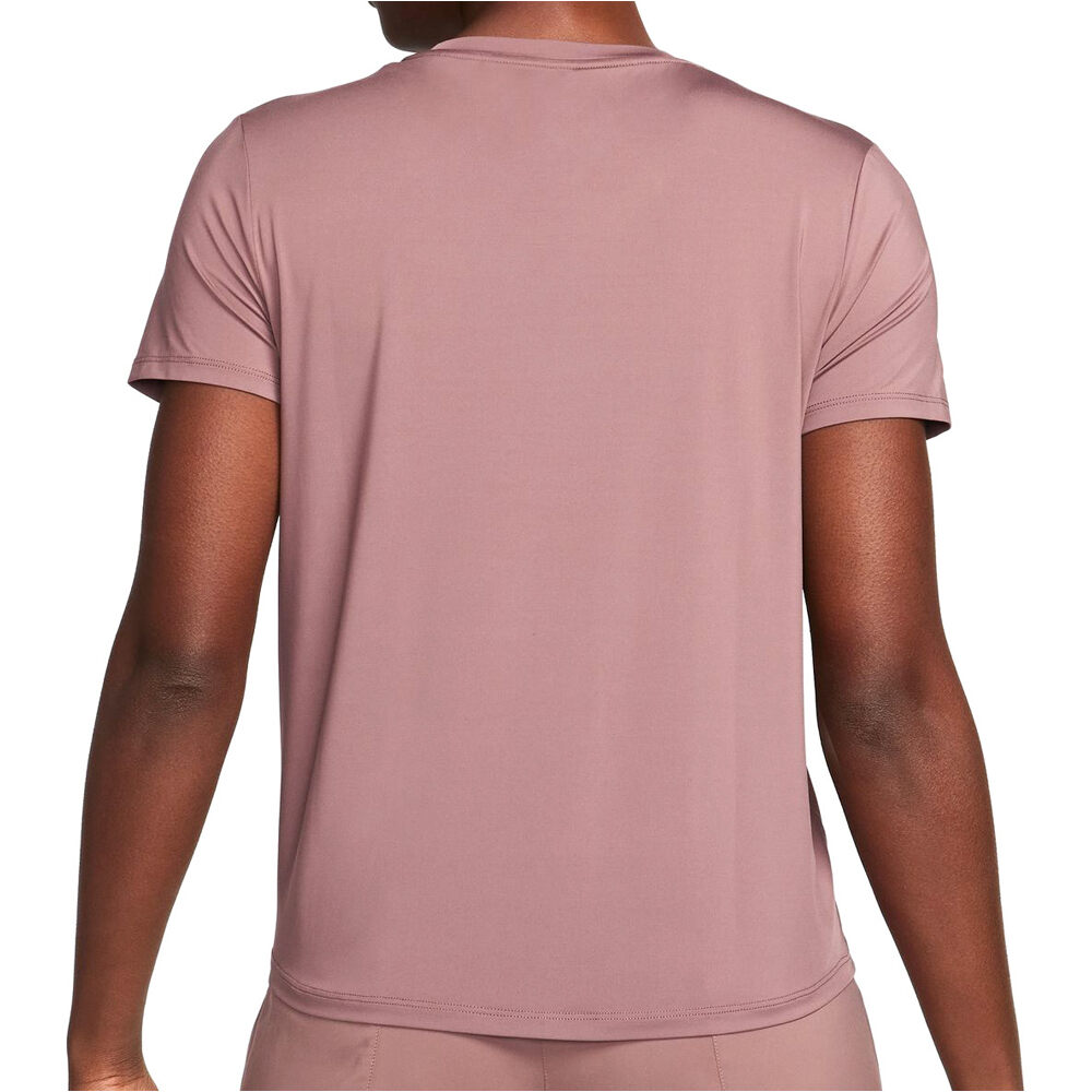 Nike camisetas yoga W NK ONE CLASSIC DF SS TOP vista trasera