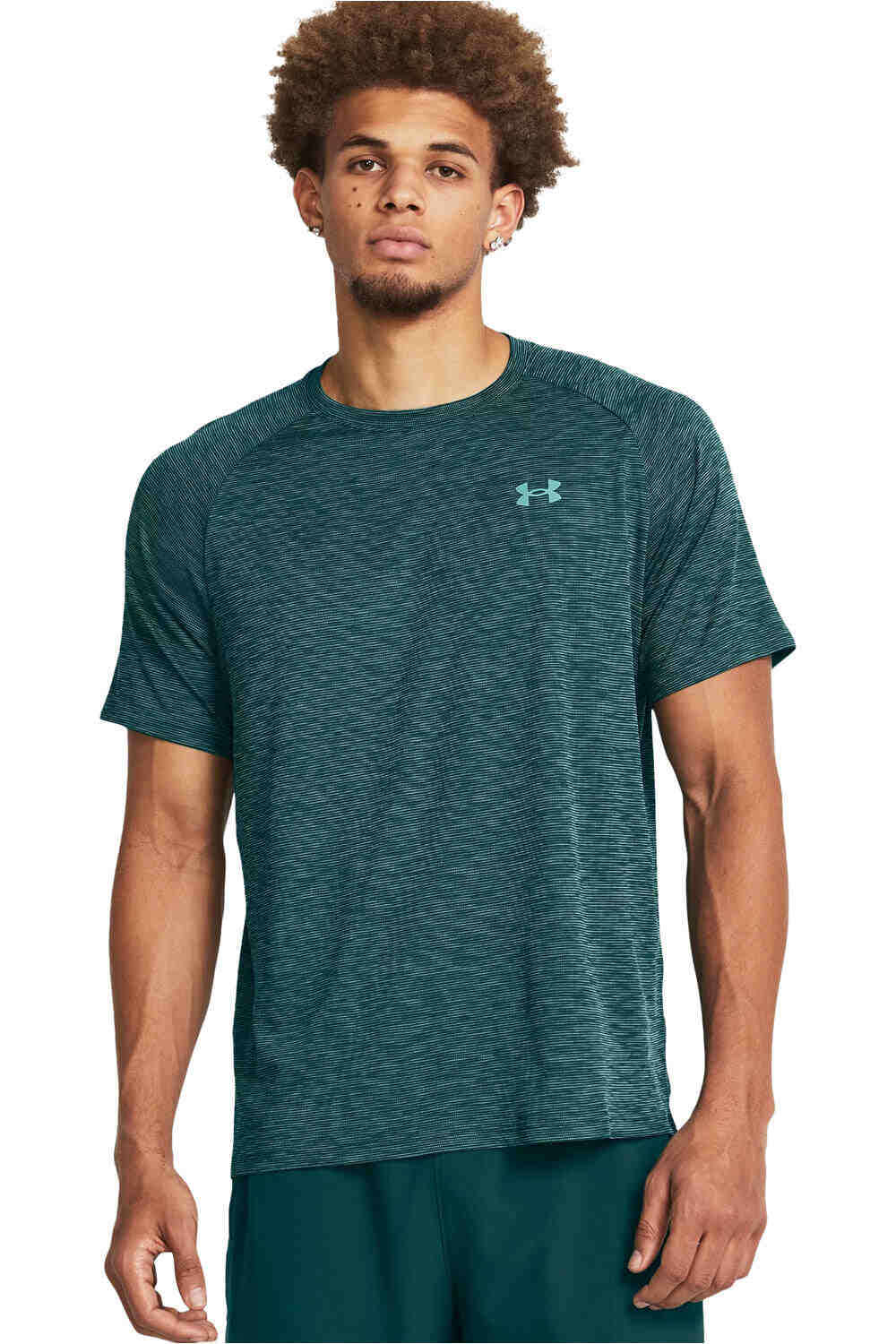 Under Armour camiseta fitness hombre UA Tech Textured SS vista frontal